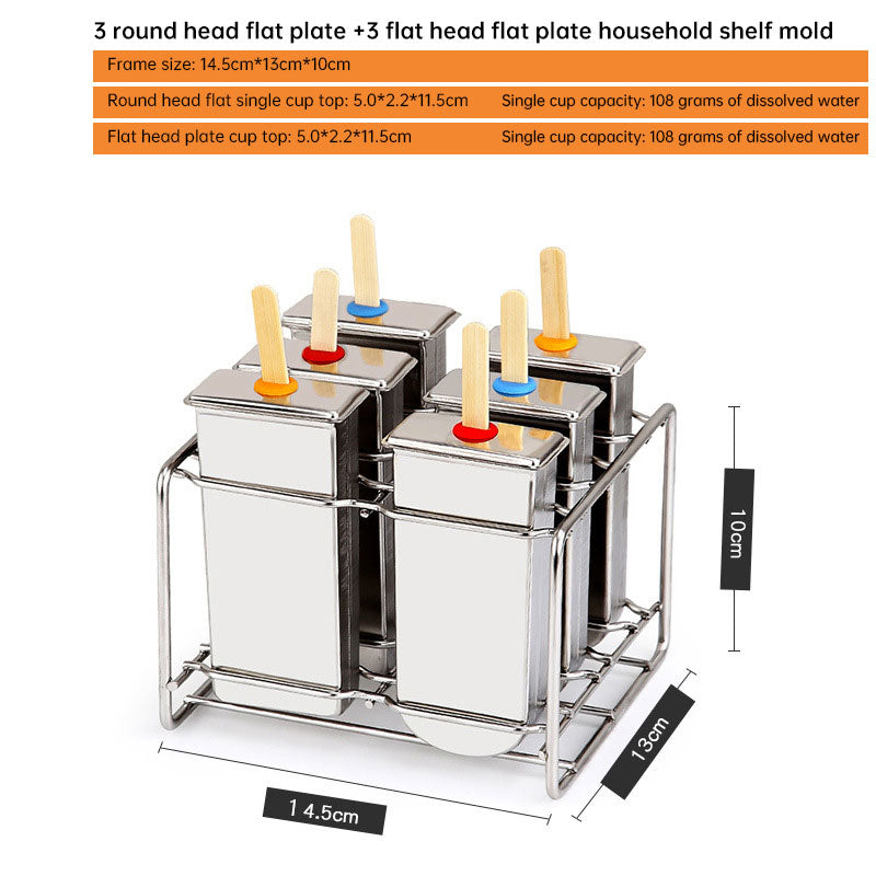 stainless steel ice cream & ice pop mold – make homemade frozen treats