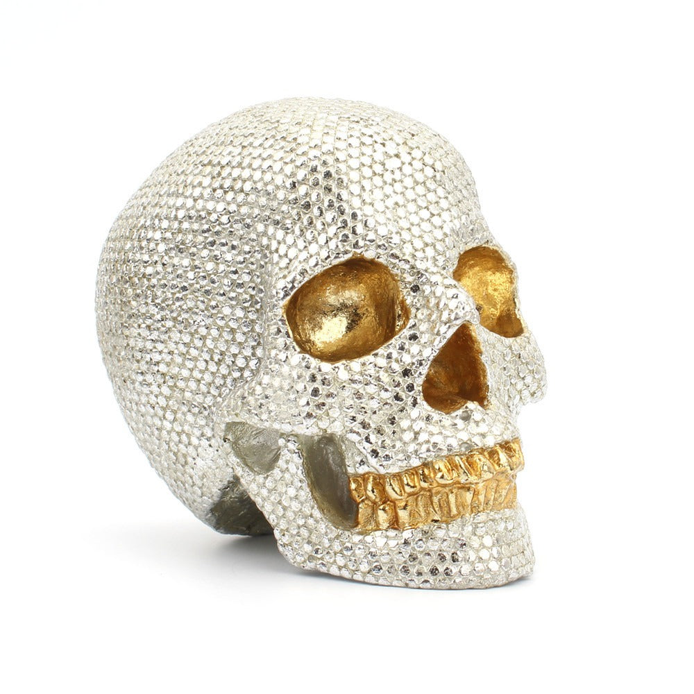 rhinestone skeleton ornament/piggy bank