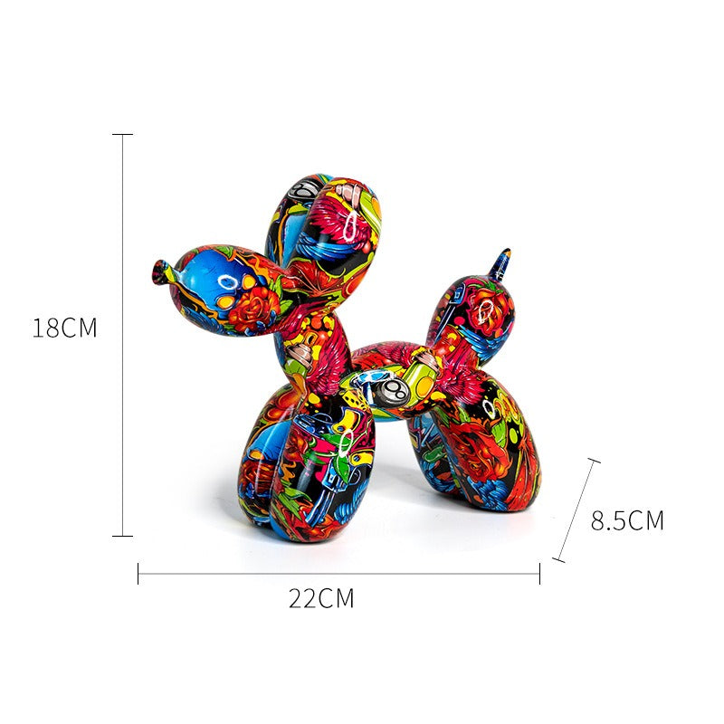 balloon dog resin ornaments