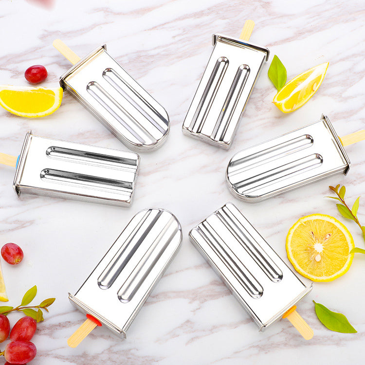 stainless steel ice cream & ice pop mold – make homemade frozen treats