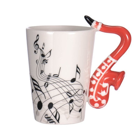 guitar ceramic cup- multistyles