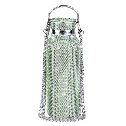 Diamond-Encrusted Thermos Water Cup
