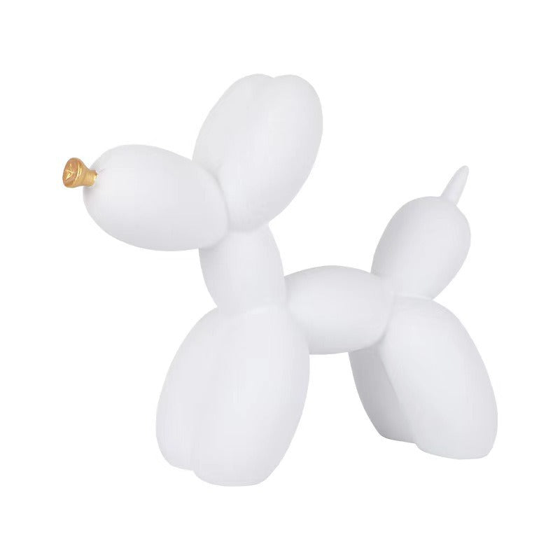 fluid balloon dog resin ornament