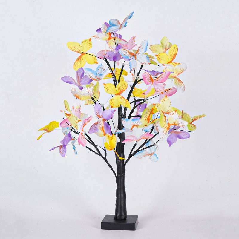 fashion colorful led rose flower tree lamp – vibrant statement lighting