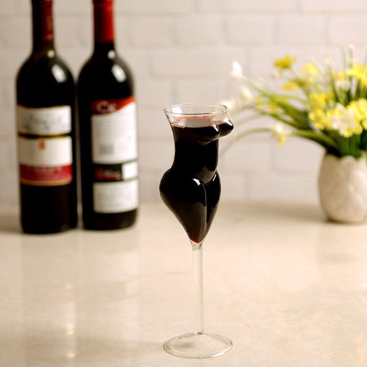 Sexy Naked Silhouette Glass Cup – Bold & Unique Drinkware