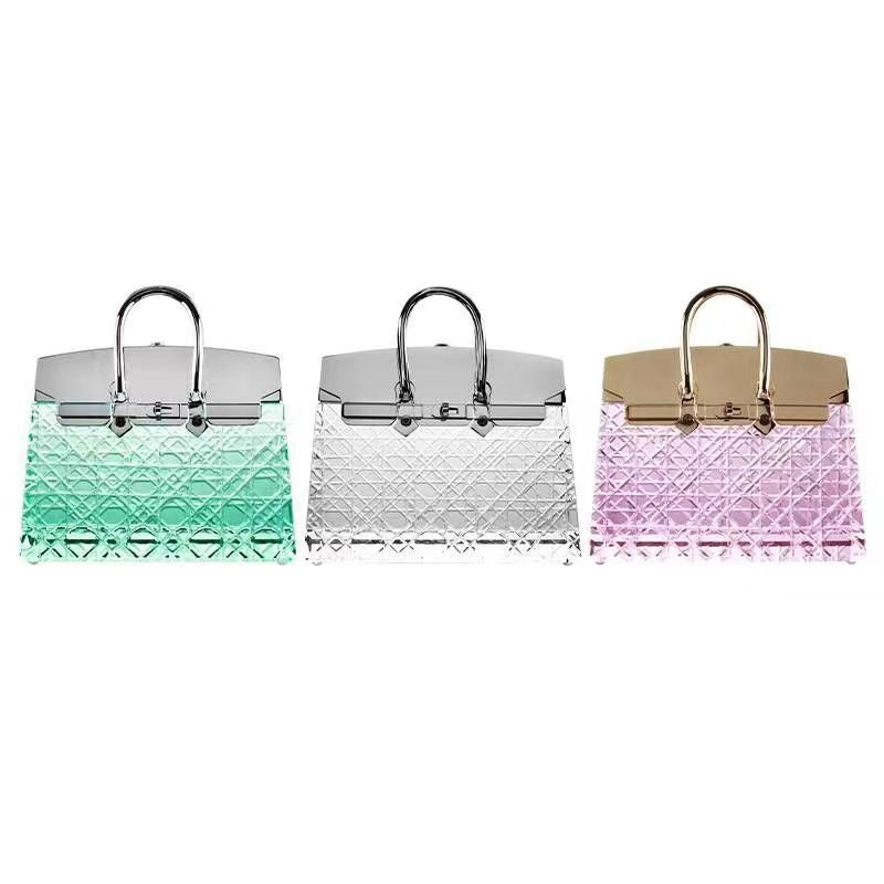 high-end crystal bag table lamp