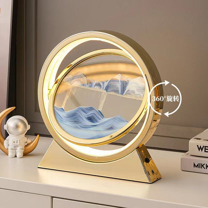 Flowing Sand Hourglass Lamp, Multi Styles/Colors
