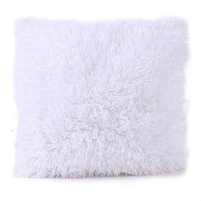Solid Soft Plush Faux Pillows