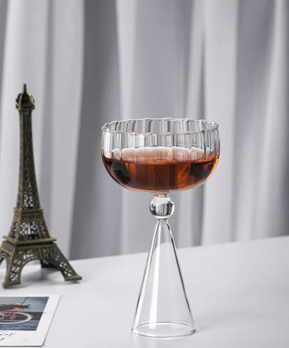 High Borosilicate Glass Transparent Champagne Glass