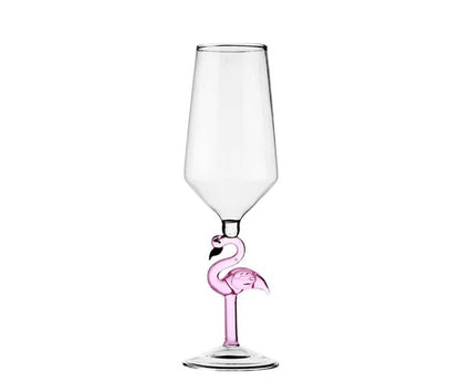 Flamingo Glass – Playful Artisan Drinkware