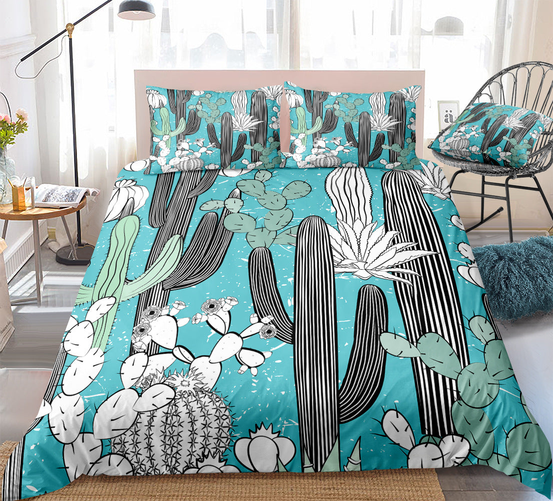 cactus succulent bedding set- multistyles