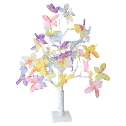 Fashion Colorful LED Rose Flower Tree Lamp – Vibrant Statement Lighting