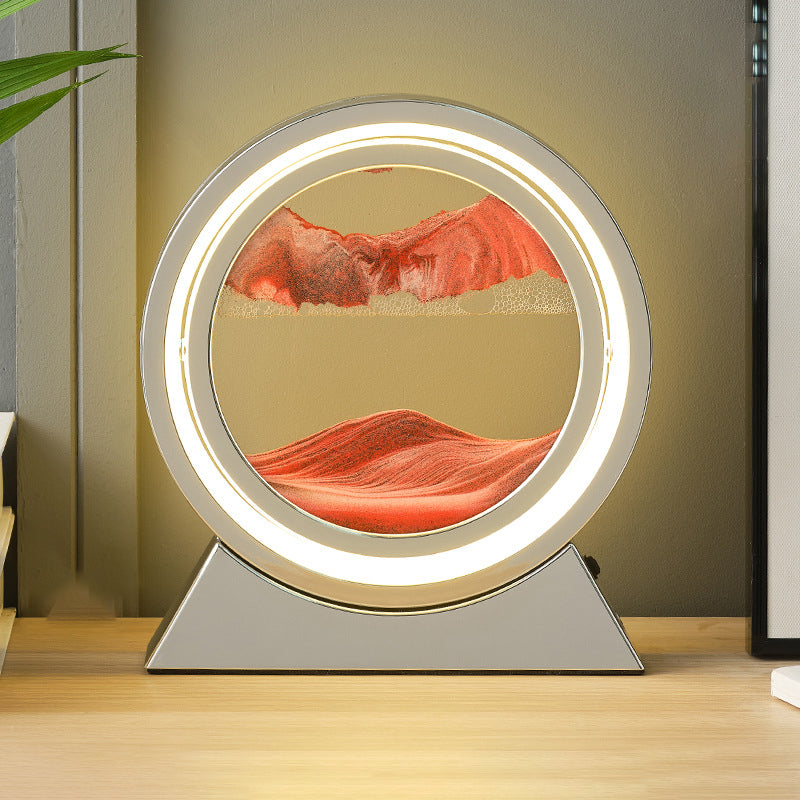 flowing sand hourglass lamp, multi styles/colors