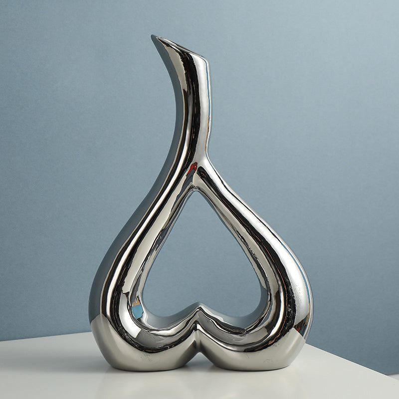 love ceramic vase