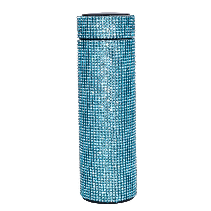 smart diamond thermos water bottle