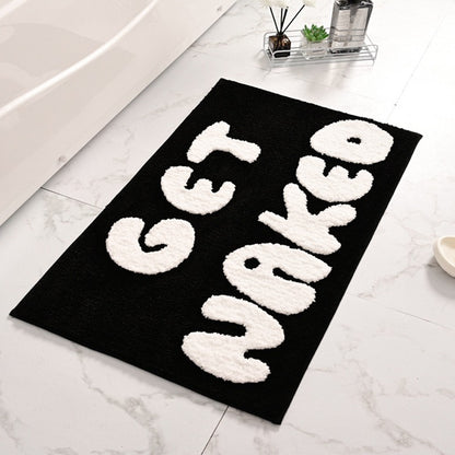 "Get Naked" Bathroom Mat
