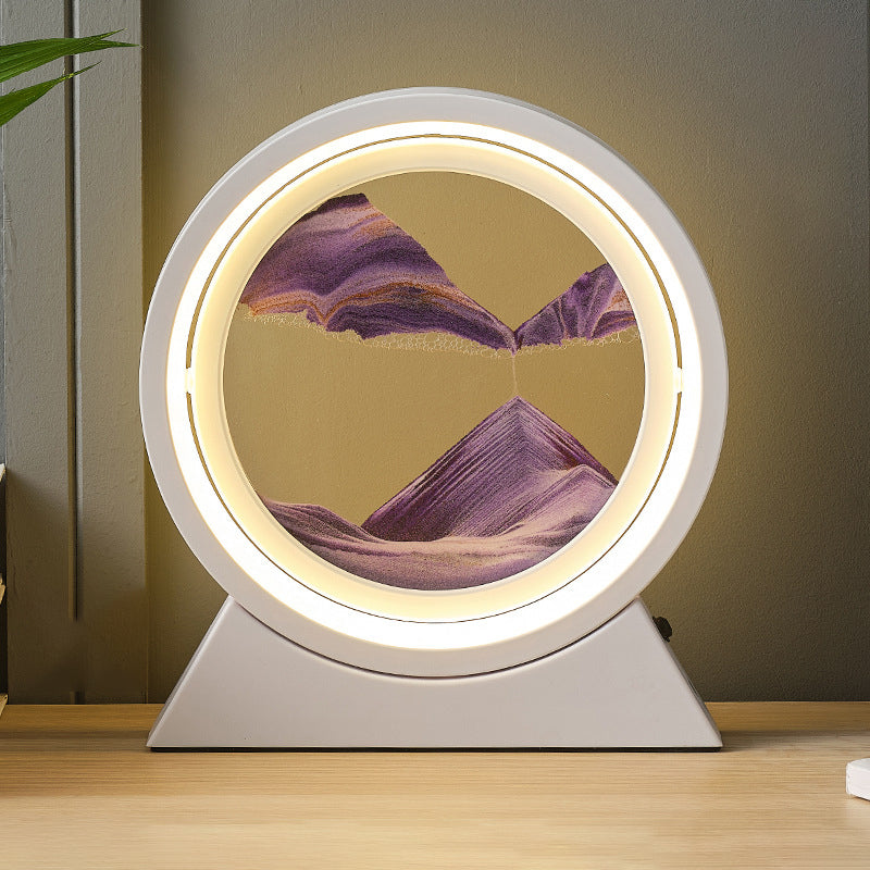 flowing sand hourglass lamp, multi styles/colors