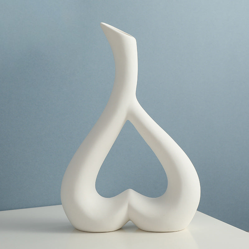 love ceramic vase