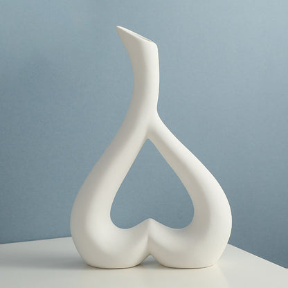 Love Ceramic Vase