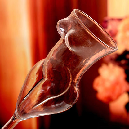 Sexy Naked Silhouette Glass Cup – Bold & Unique Drinkware
