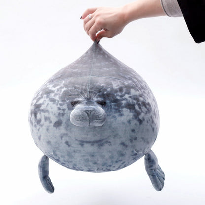 3D Novelty Seal Plush Toy Cushion – Adorable Animal Pillow