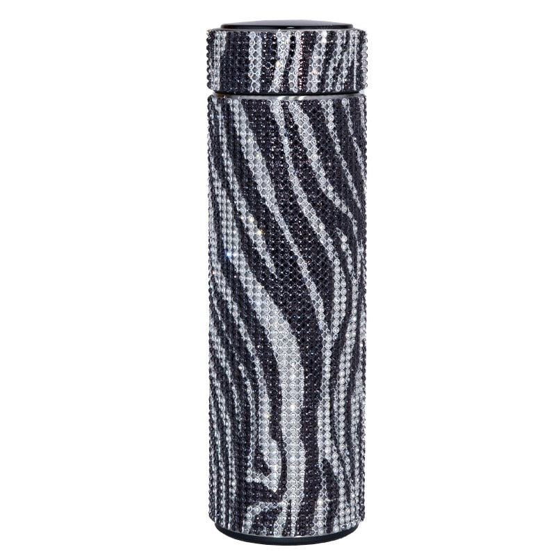 smart diamond thermos water bottle