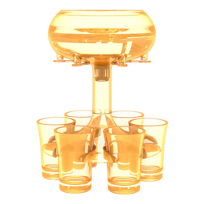 6 Shot Glass Dispenser & Holder – Party-Ready Bar Accessory