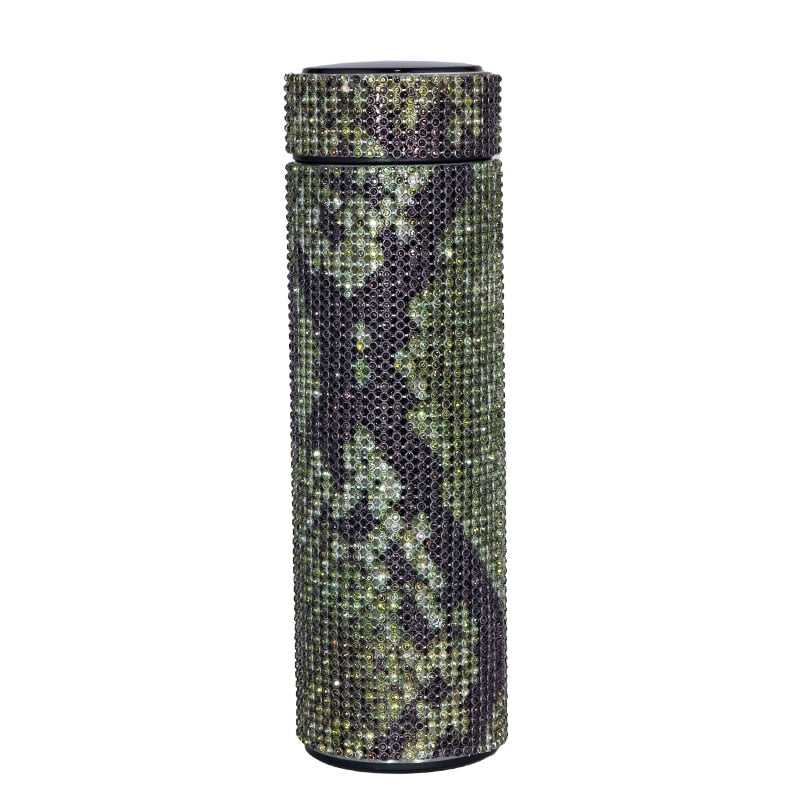 smart diamond thermos water bottle