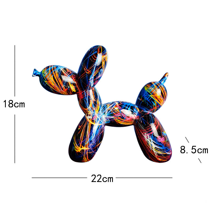 balloon dog resin ornaments