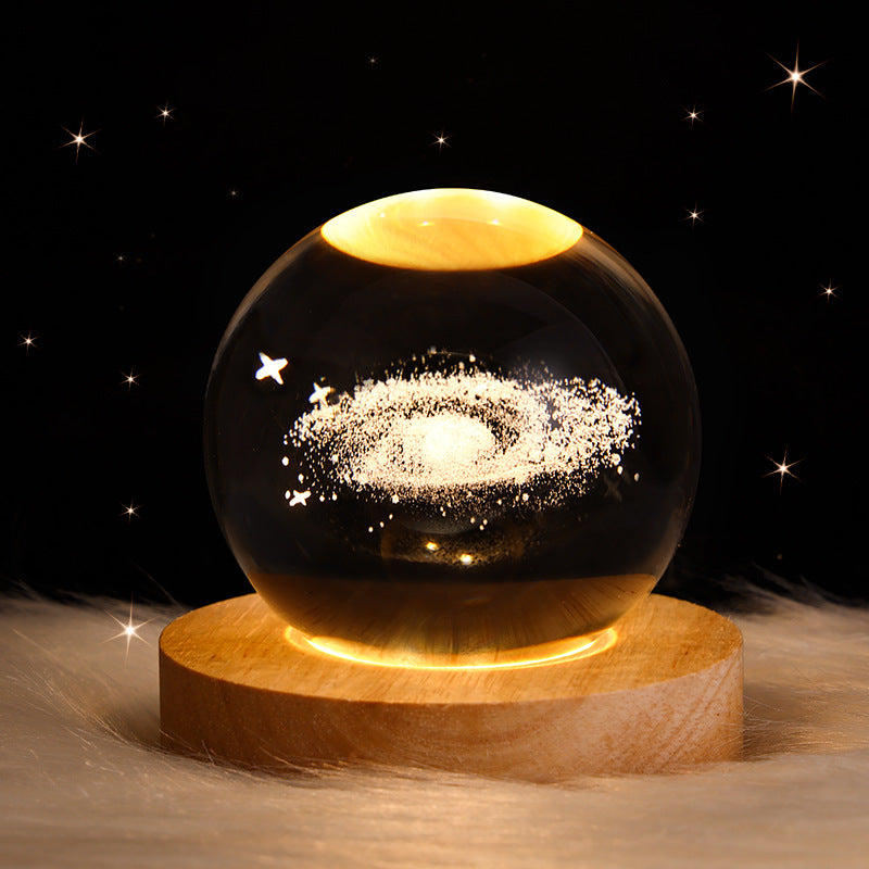 luminous star crystal ball lamp
