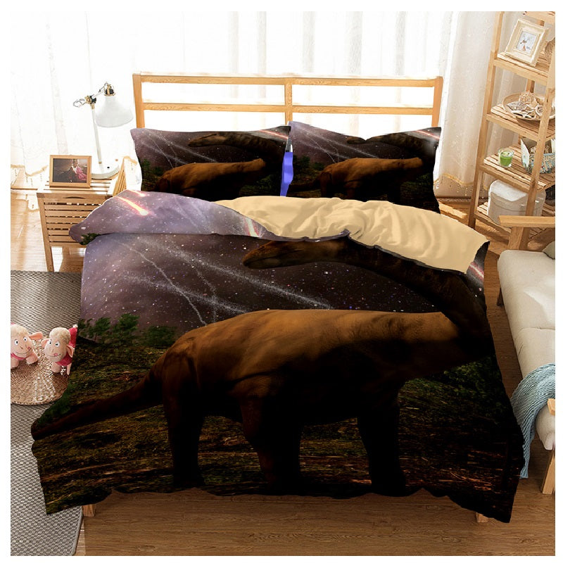 dinosaur patterns bedding set