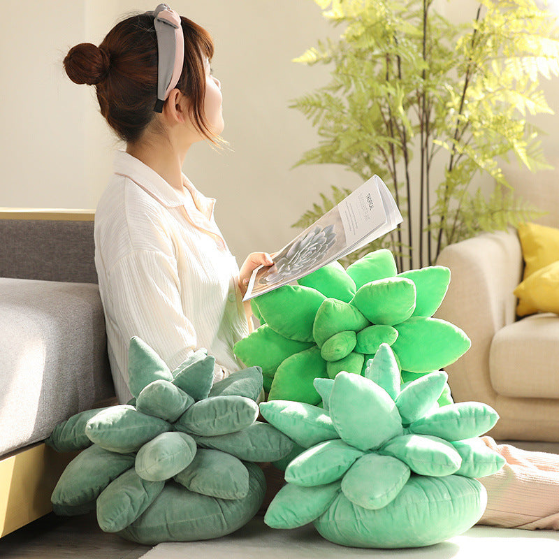 succulent plant pillow plush cushions