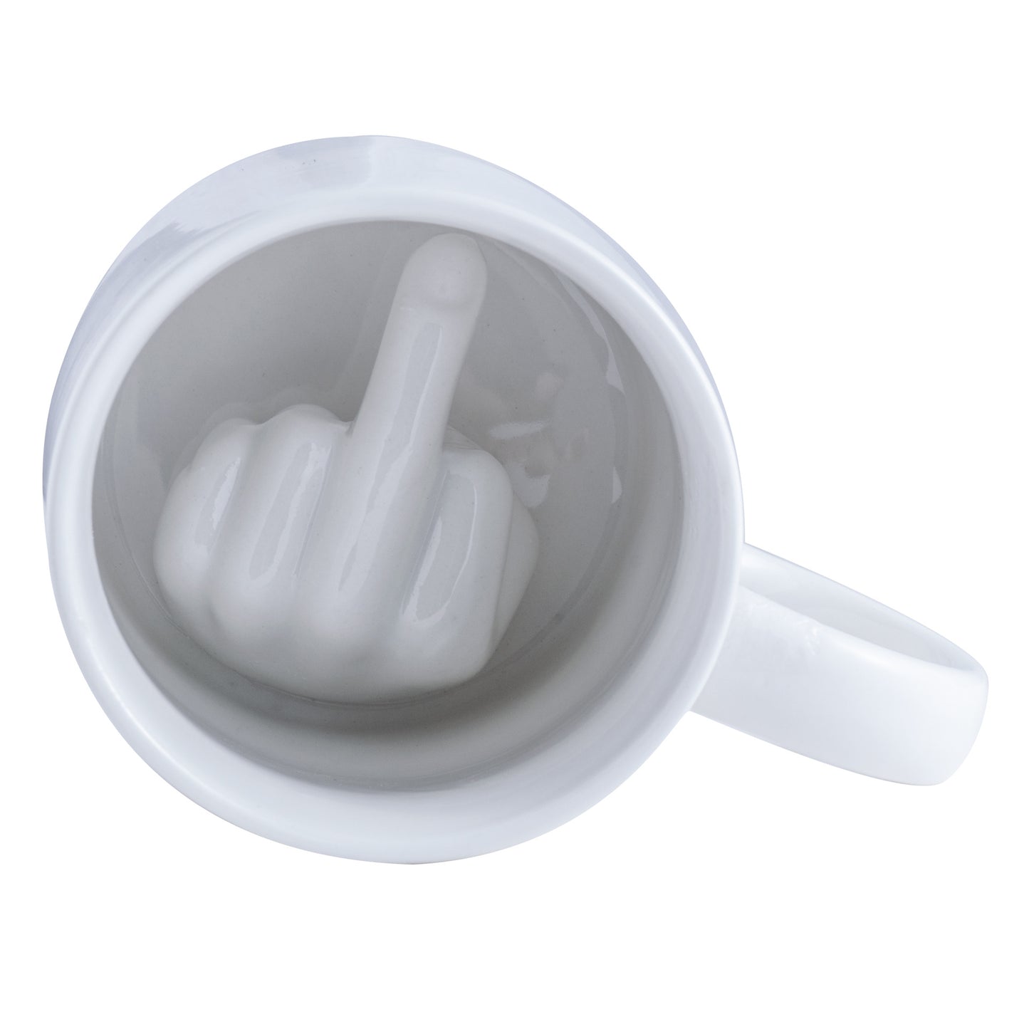 middle finger coffee cup – bold novelty mug for the unapologetic