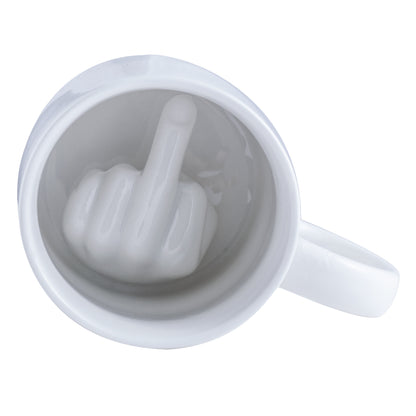 Middle Finger Coffee Cup – Bold Novelty Mug for the Unapologetic