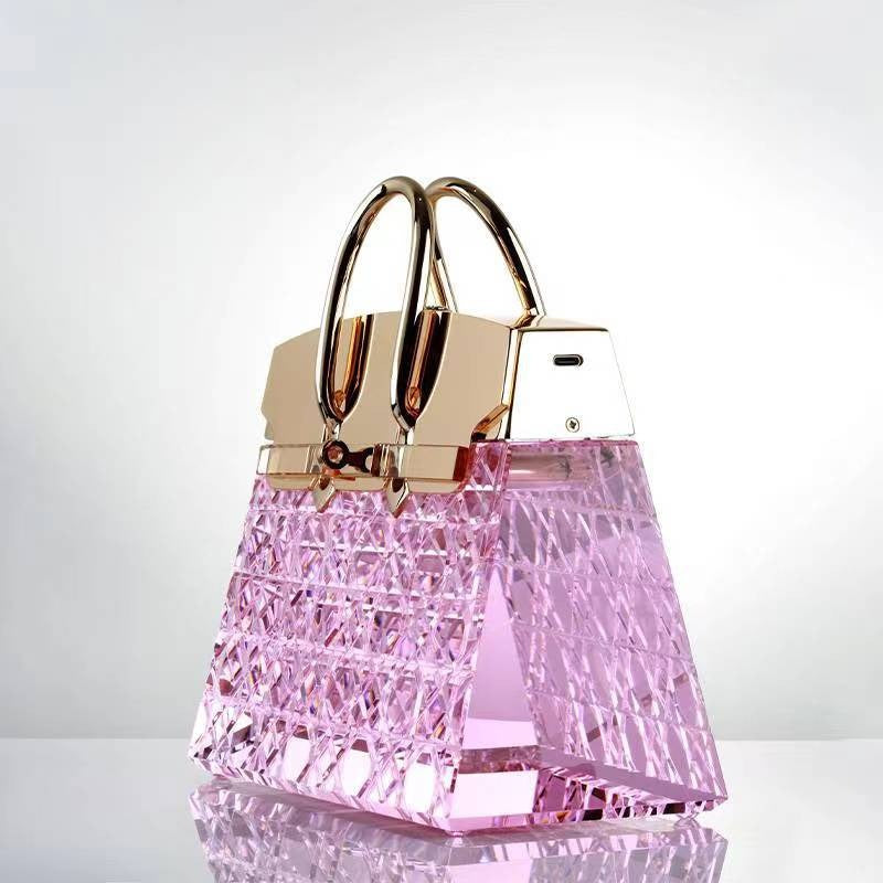 high-end crystal bag table lamp