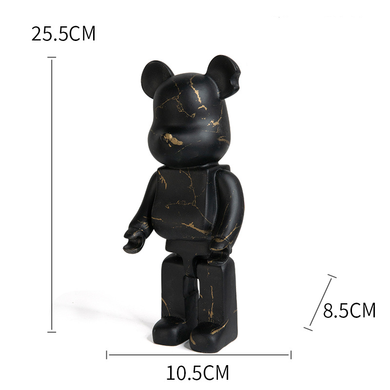 colorful resin violent bear