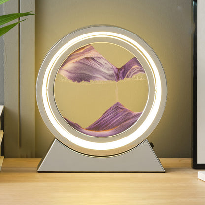 Flowing Sand Hourglass Lamp, Multi Styles/Colors