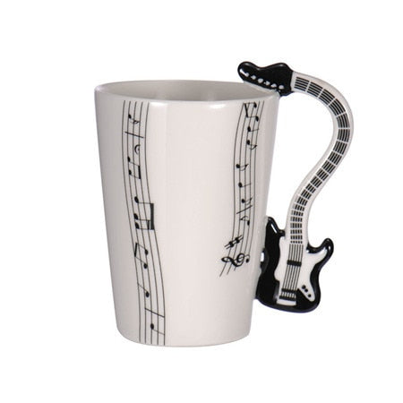guitar ceramic cup- multistyles