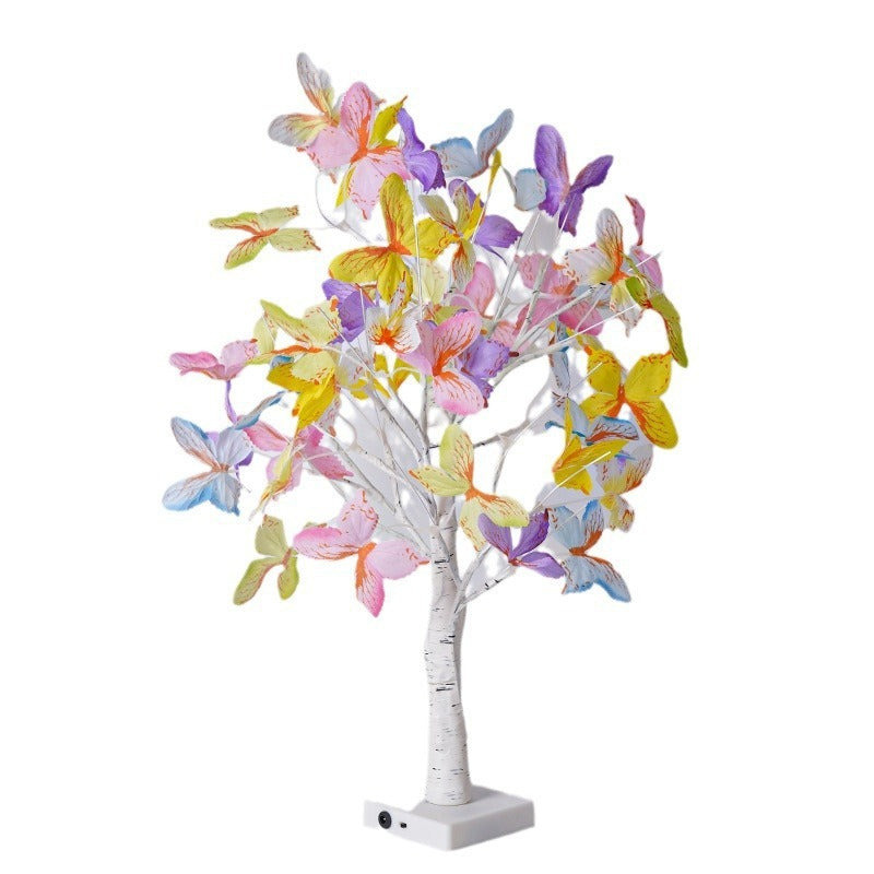 fashion colorful led rose flower tree lamp – vibrant statement lighting