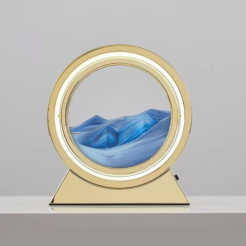 flowing sand hourglass lamp, multi styles/colors