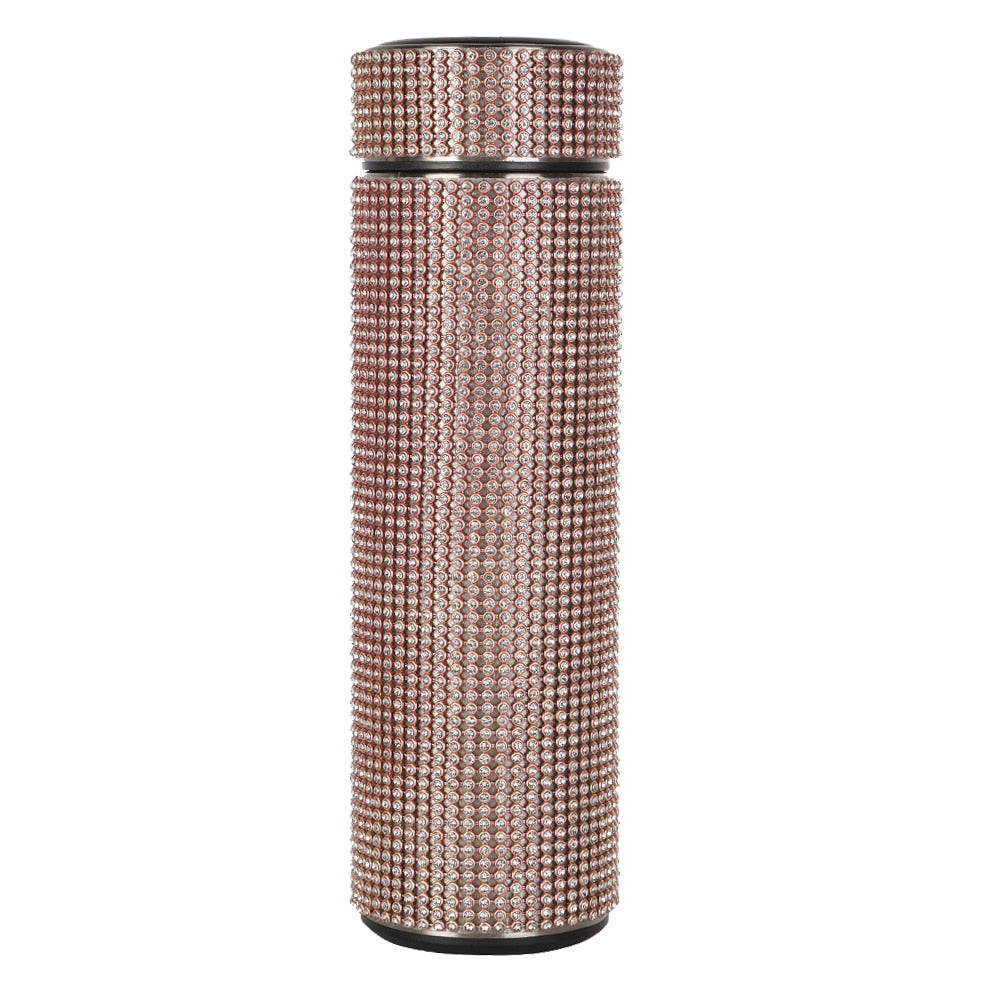 smart diamond thermos water bottle