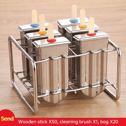 Stainless Steel Ice Cream & Ice Pop Mold – Make Homemade Frozen Treats