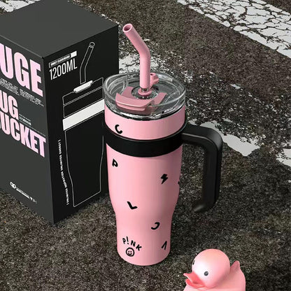 "Pink" Stainless Steel Thermos Cup