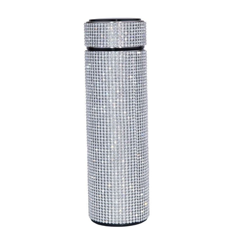 smart diamond thermos water bottle