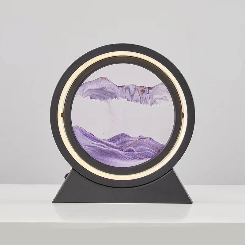 flowing sand hourglass lamp, multi styles/colors