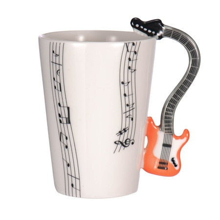 guitar ceramic cup- multistyles
