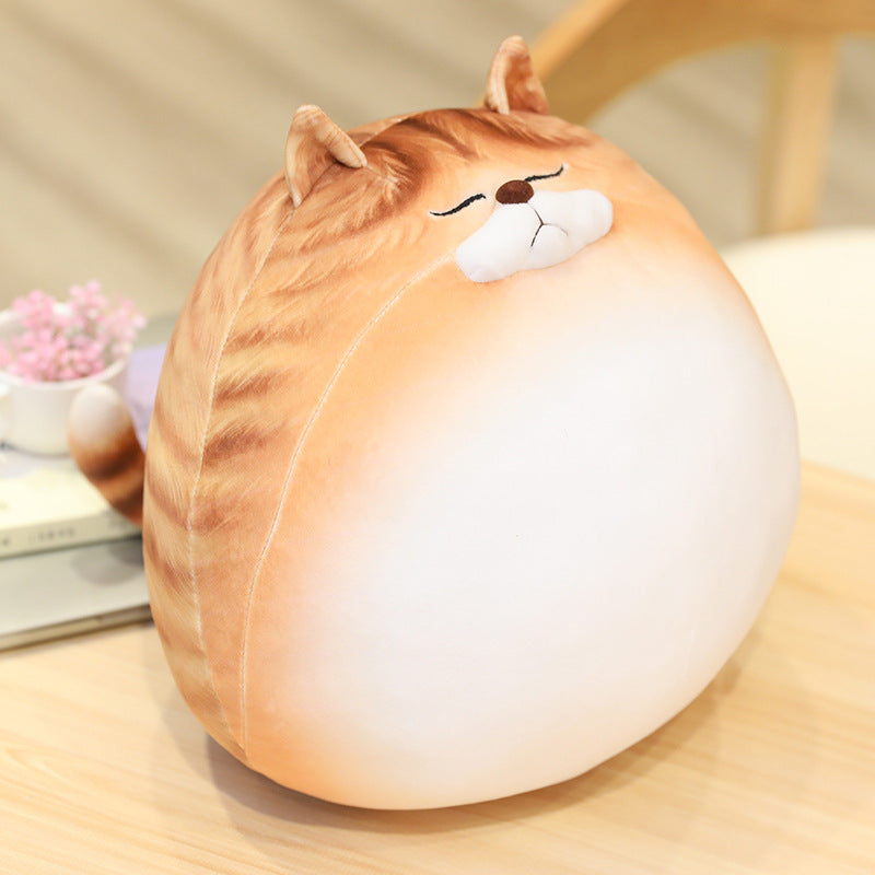 egg cat doll plush pillow – adorable novelty cushion
