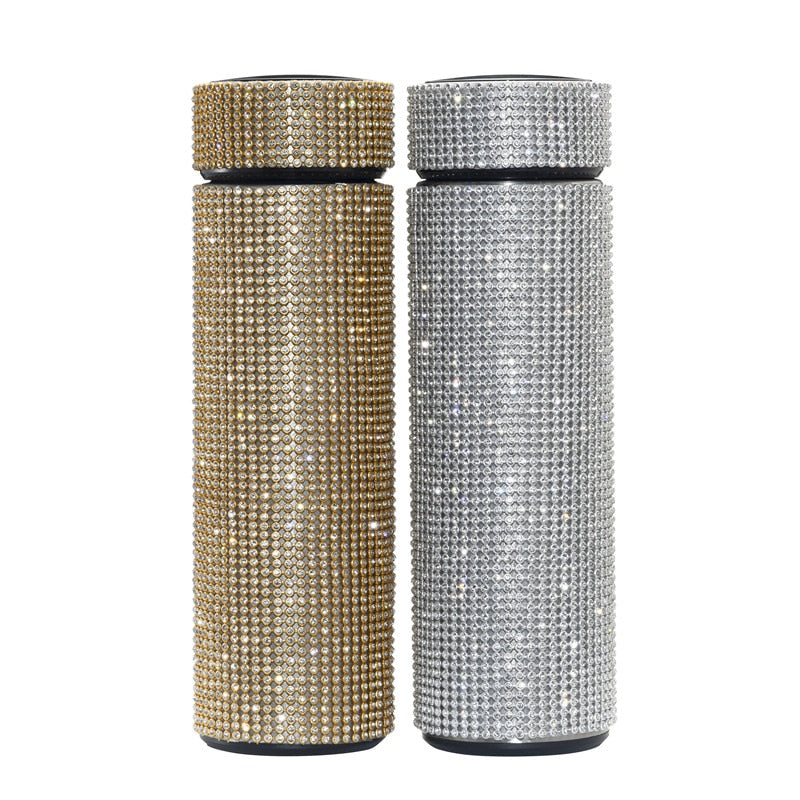 smart diamond thermos water bottle