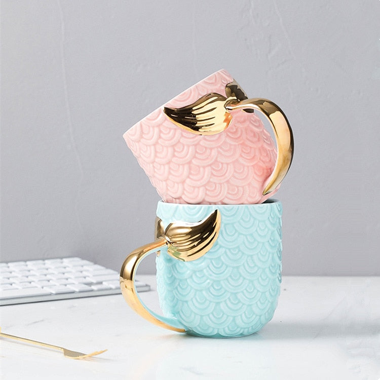 beauty mermaid mug