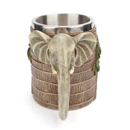 3D Tropical Rainforest Elephant Cup